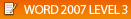 Word 2007 Level 3