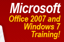 Microsoft Office 2007 and Windows 7 Training